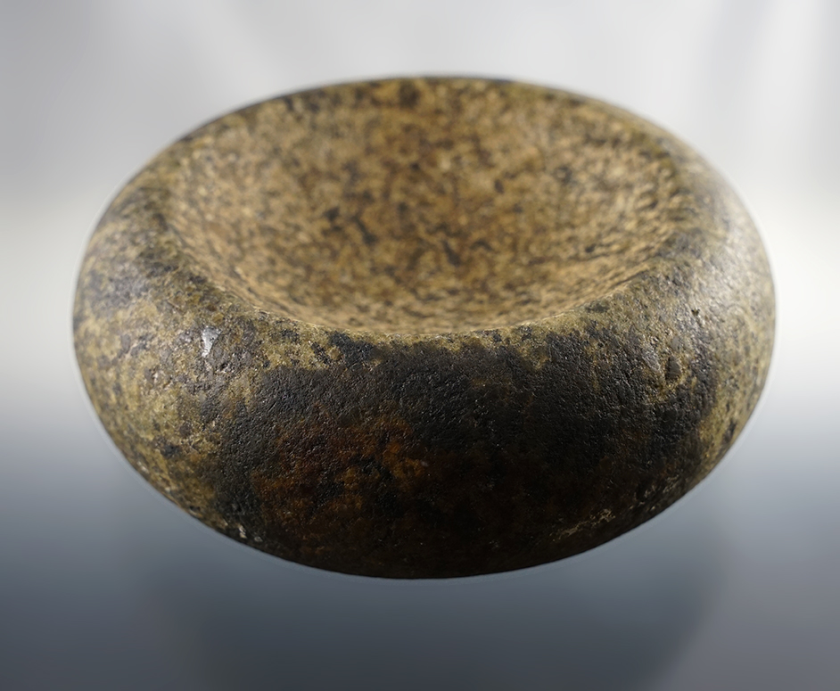 Superb! 4 1/2" diameter Hardstone Double Cupped Discoidal that is well defined, Tennessee.