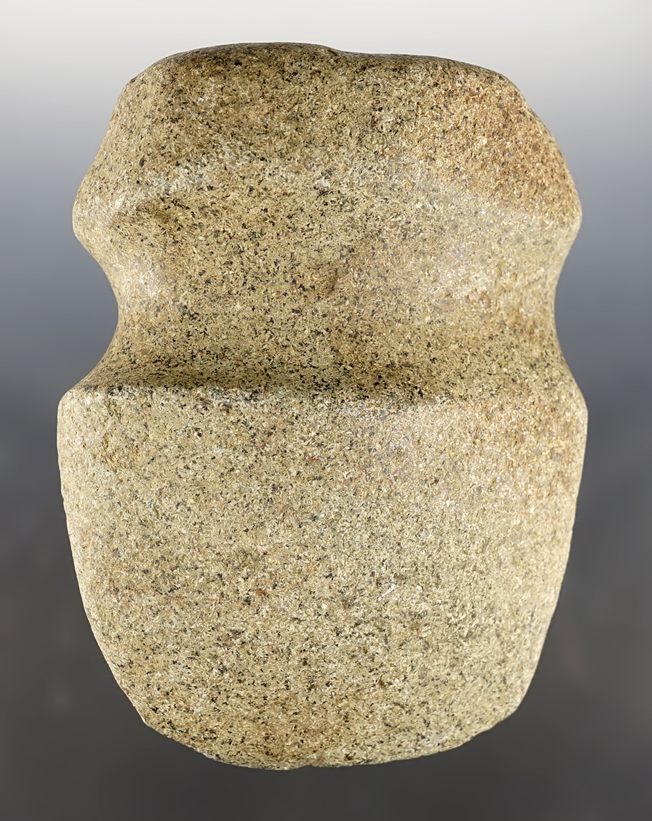 Well patinated 5 1/4" Full Groove Axe found in Holmes Co., Ohio.