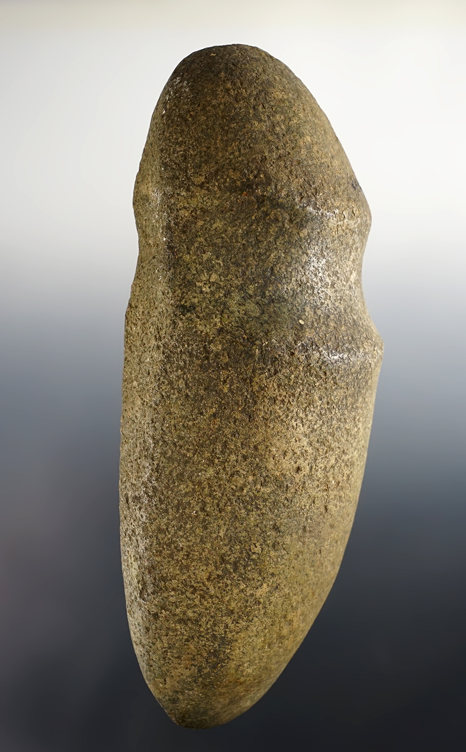 6 7/8" heavily patinated 3/4 Groove Axe found in Ohio.