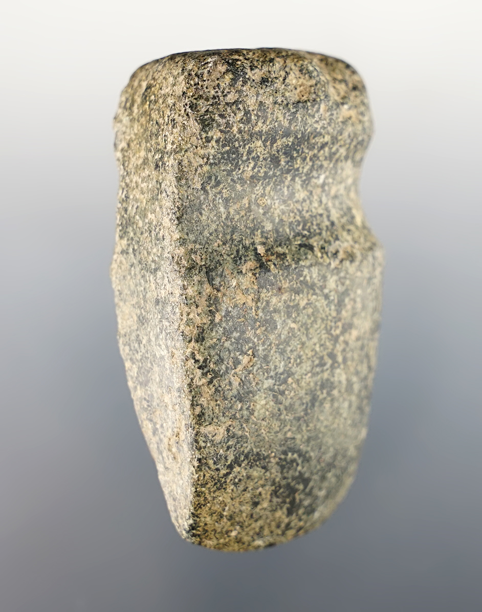 Rare 2 7/16" high quality Miniature 3/4 Groove Axe found in Perry Co., Ohio. Bennett COA.