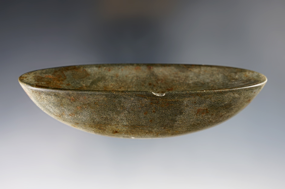 4 11/16" Boatstone found in the southeastern U.S. Highly polished and in excellent condition.