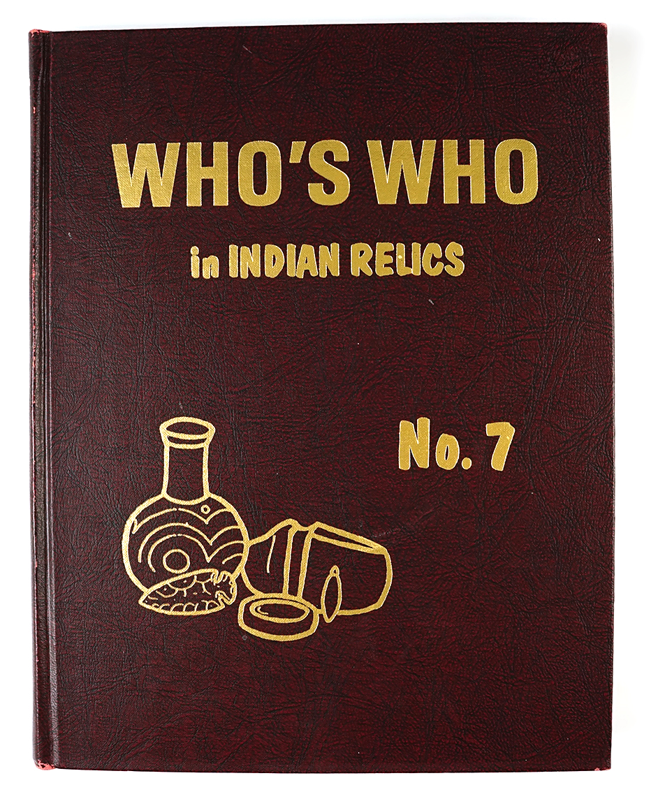Hardcover Book: "Who's Who in Indian Relics" No. 7, 1st edition. In very good condition.