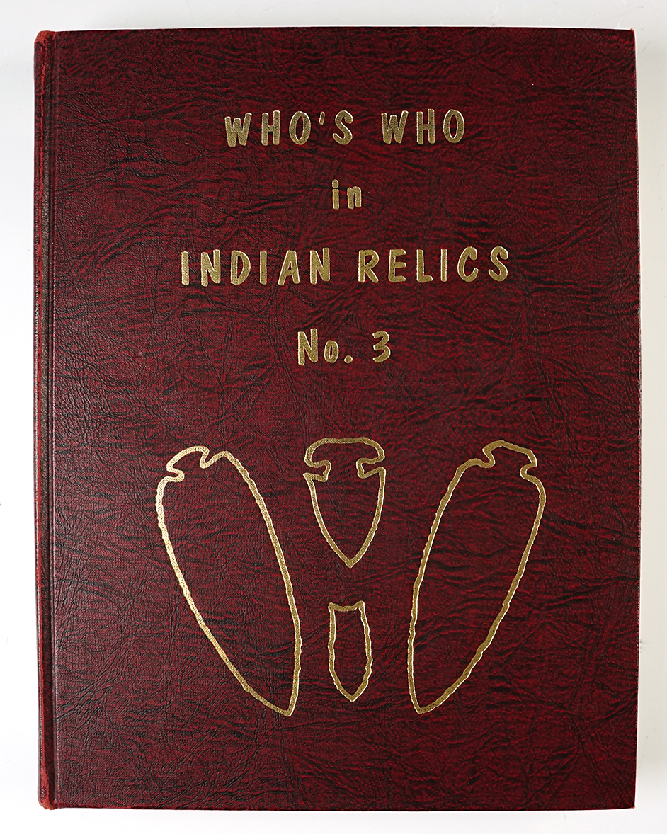 Hardcover Book: "Who's Who in Indian Relics" No. 3, 1st edition in very good condition. 