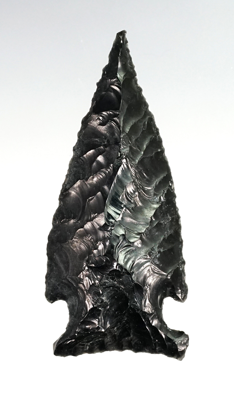  1 7/8" Needle-Tip Northen Sidenotch - Washington/Oregon area. Well made from Obsidian.