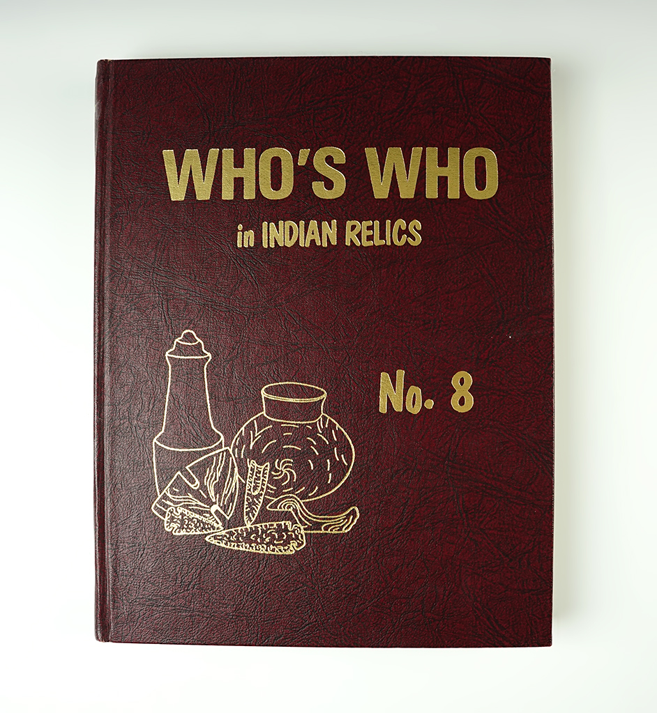 Hardcover Book: "Who's Who in Indian Relics" No. 8, 1st edition in near mint condition. 