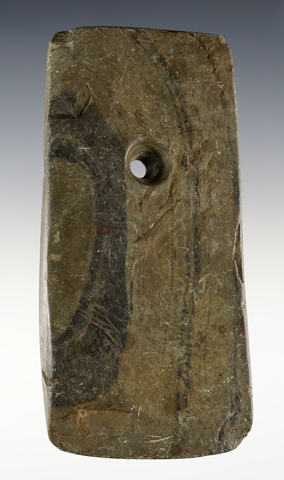 4 1/4" Pendant found by William R. Huber, early 1900's in Randolph Co., Indiana. COA.