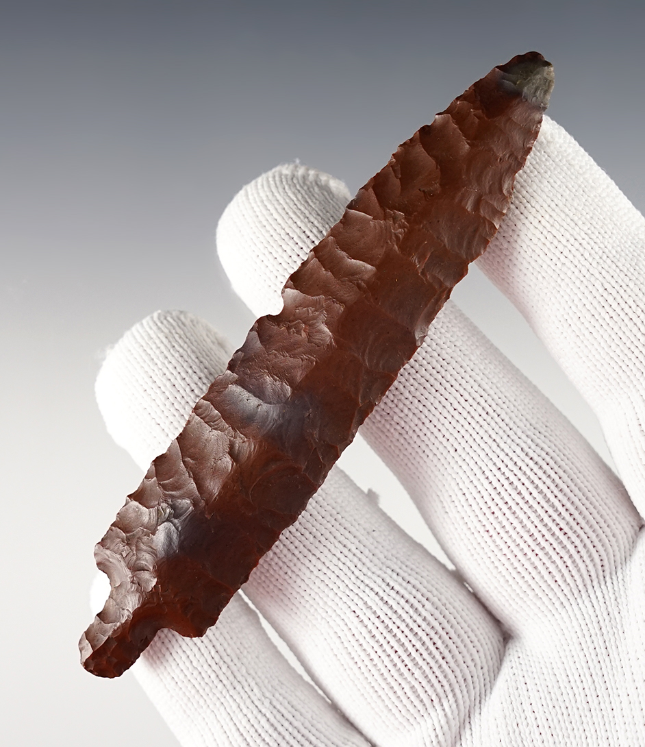 Sale Highlight! Exceptional 4 1/16" Bear point - beautiful two-tone Jasper. Alaska. 