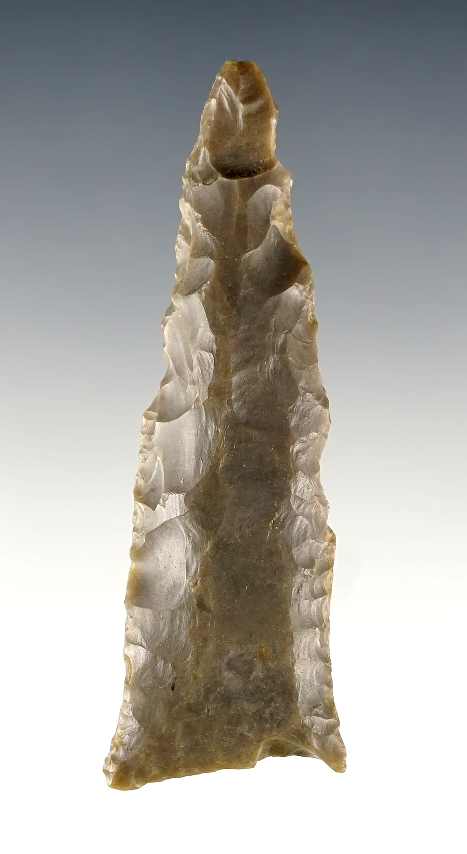 2 7/8" Cumberland Point - impact fracture to the tip. Ball Island in Hamilton Co., TN. COA. 