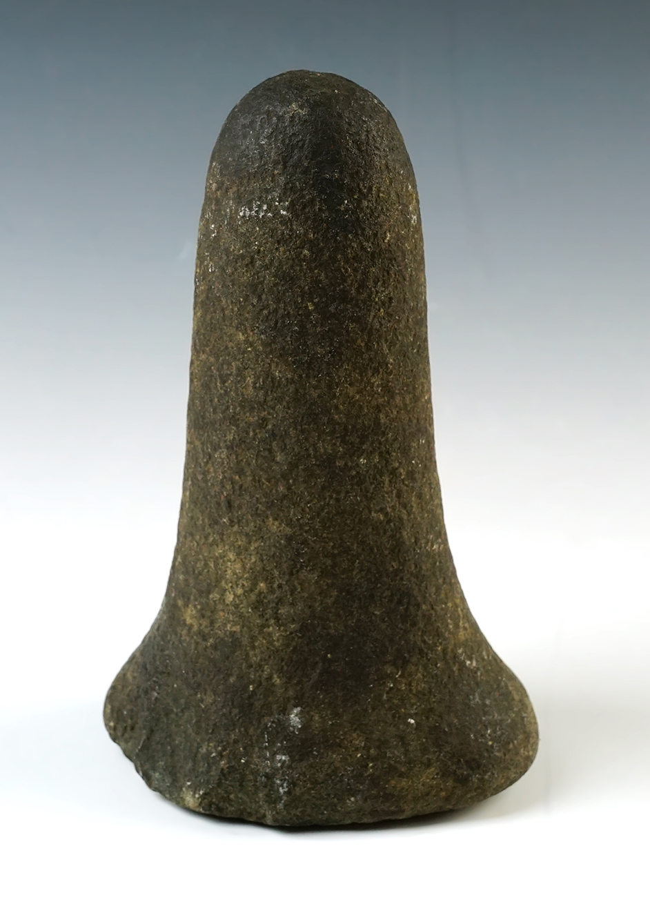 6 1/2" tall Bell Pestle found in Champaign Co., Ohio. Ex R. Moore.