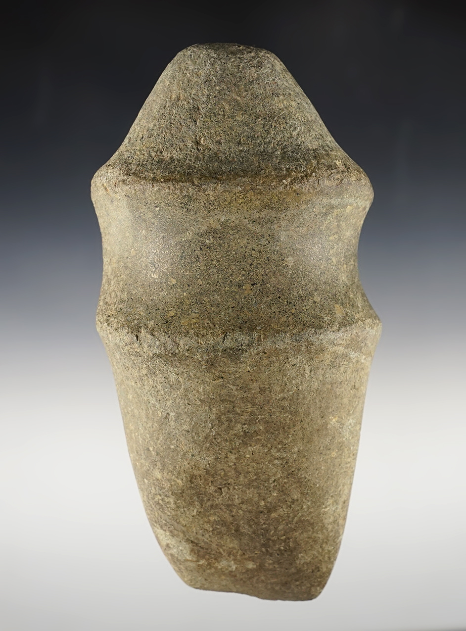 6 7/8" long 3/4 Groove Axe found in Huron Co., Ohio. The bit is a little rough but great form.