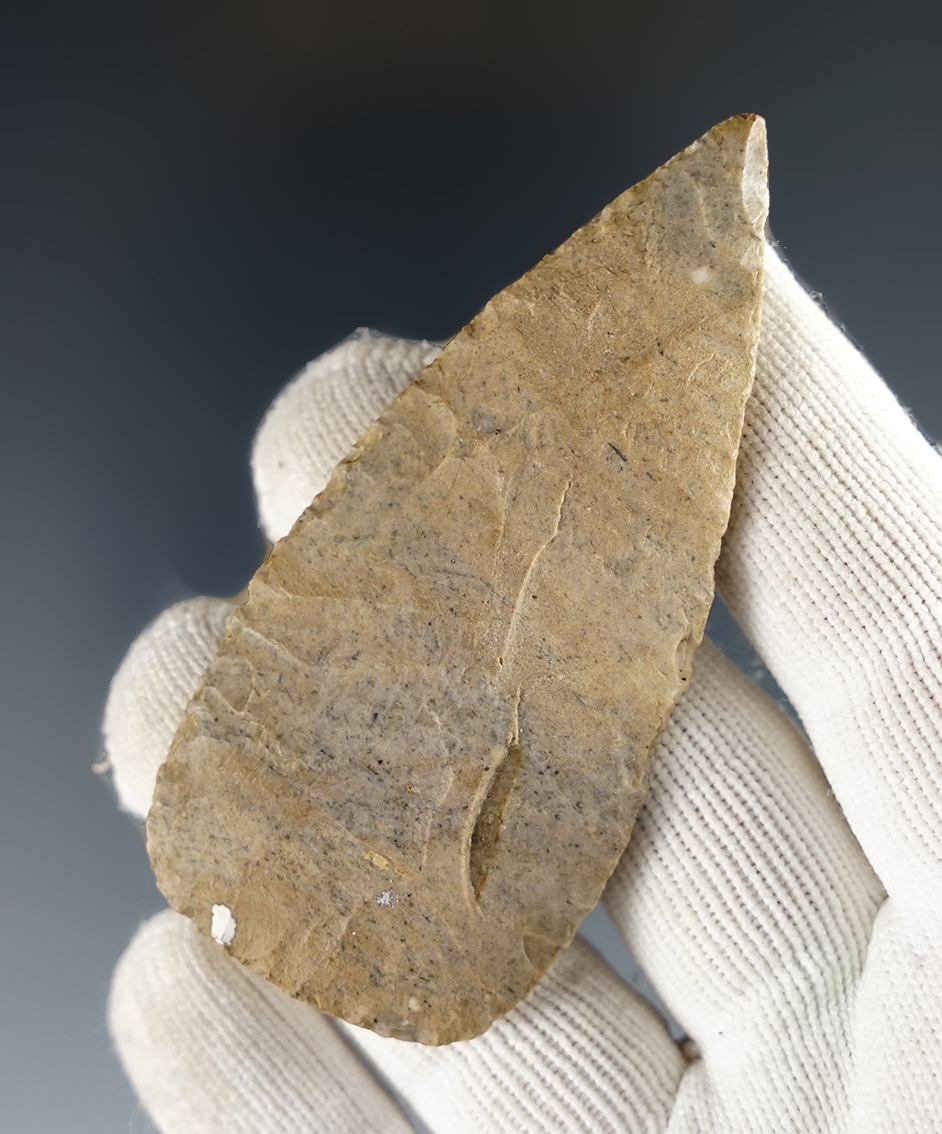 2 15/16" Blade found in Stewart Co., Tennessee. Ex. Olie Miller. Thin and well made.