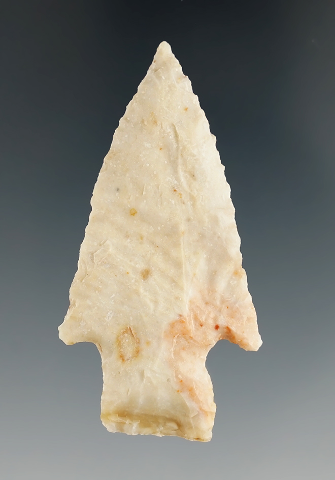 1 3/8" stemmed dart point found in Kansas.