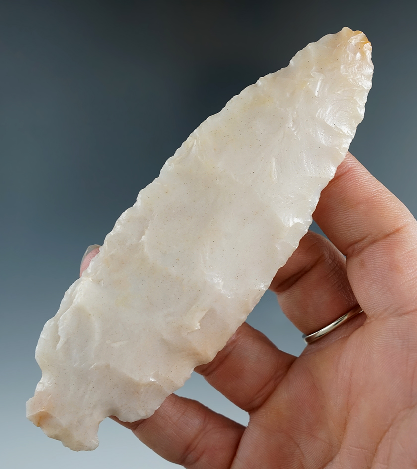 4 11/16" Cupp made from Novaculite, found in Arkansas. Comes with a Rogers COA.