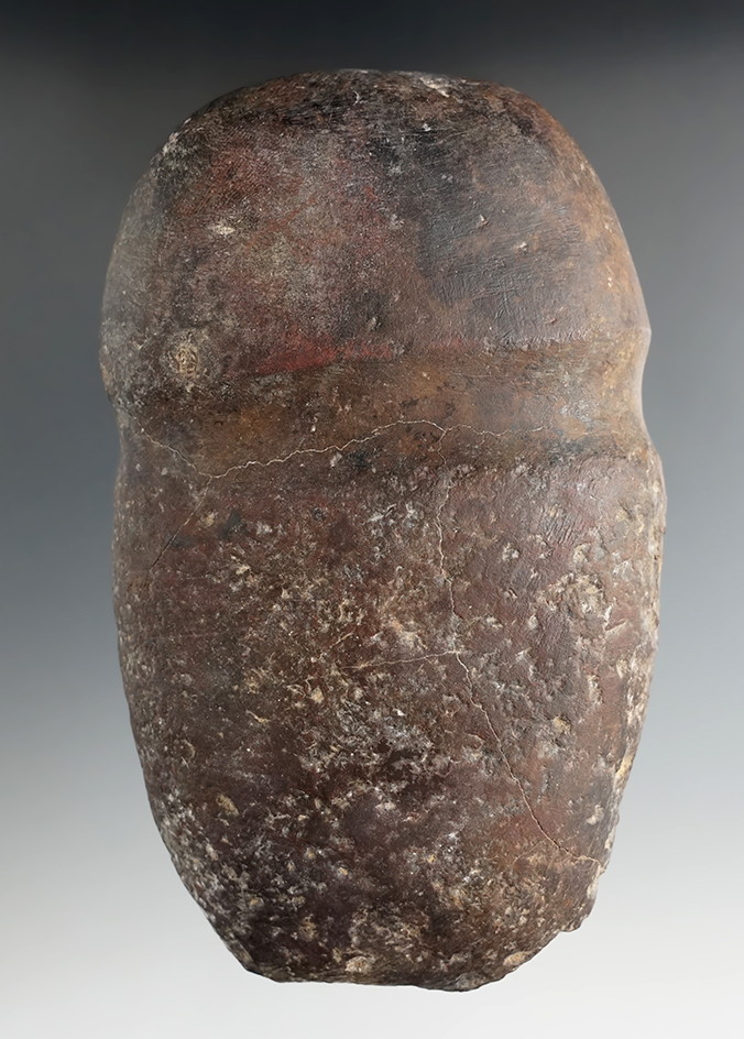 5 1/4" full grooved Axe with some use damage to the bit area found near Lake Fork Texas.