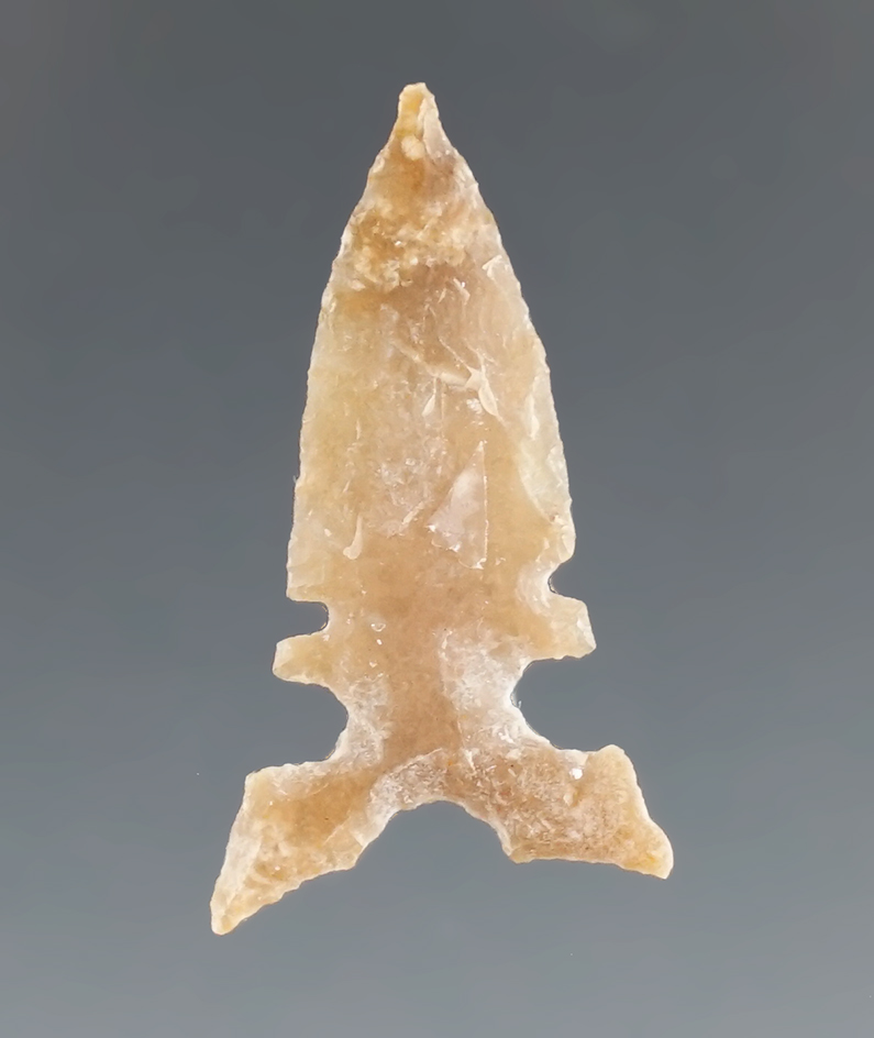 Very fine and well made 1 1/16" Red Horn found in New Mexico. Comes with a Bennett COA.