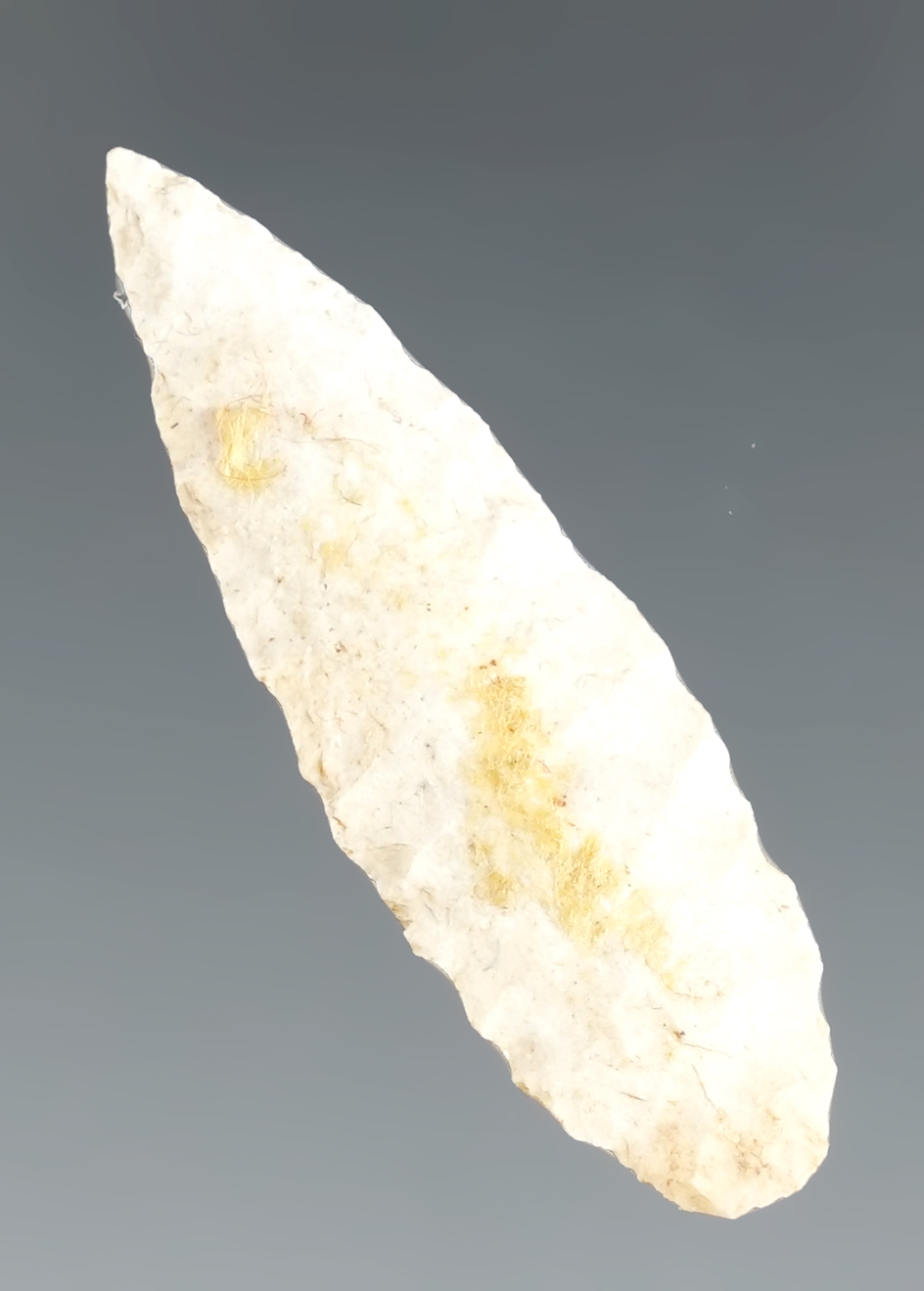 1 1/2" Nodena made from Crowleys Ridge Cobble Chert, found in Arkansas.