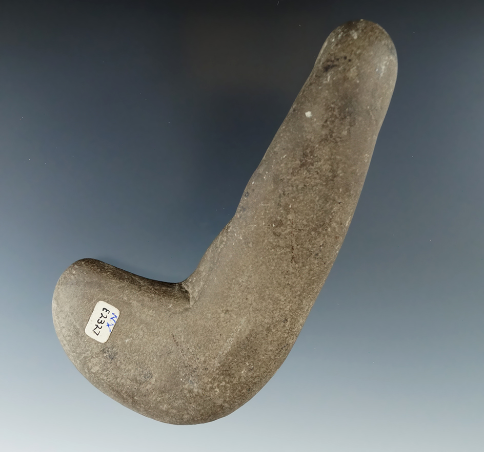 5 7/8" Geniculate Bannerstone Preform found in New York.