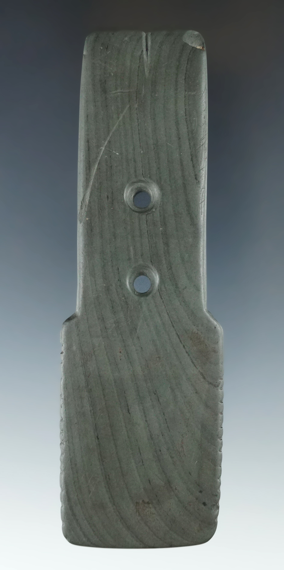 Sale Highlight! 4 7/8" two hole Shovel Pendant found near Otega, Erie County New York.