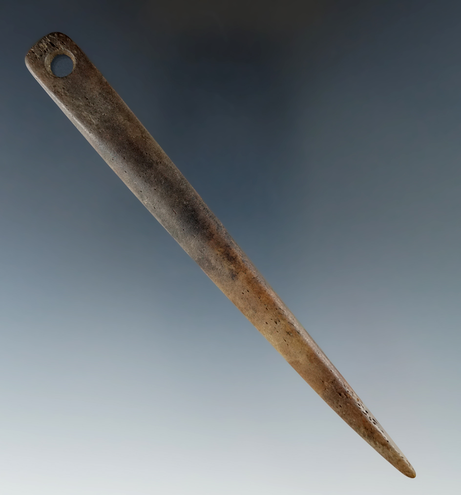 5 7/16" Bone Awl or Hairpin found in New York from the collection of Howdy Lang.