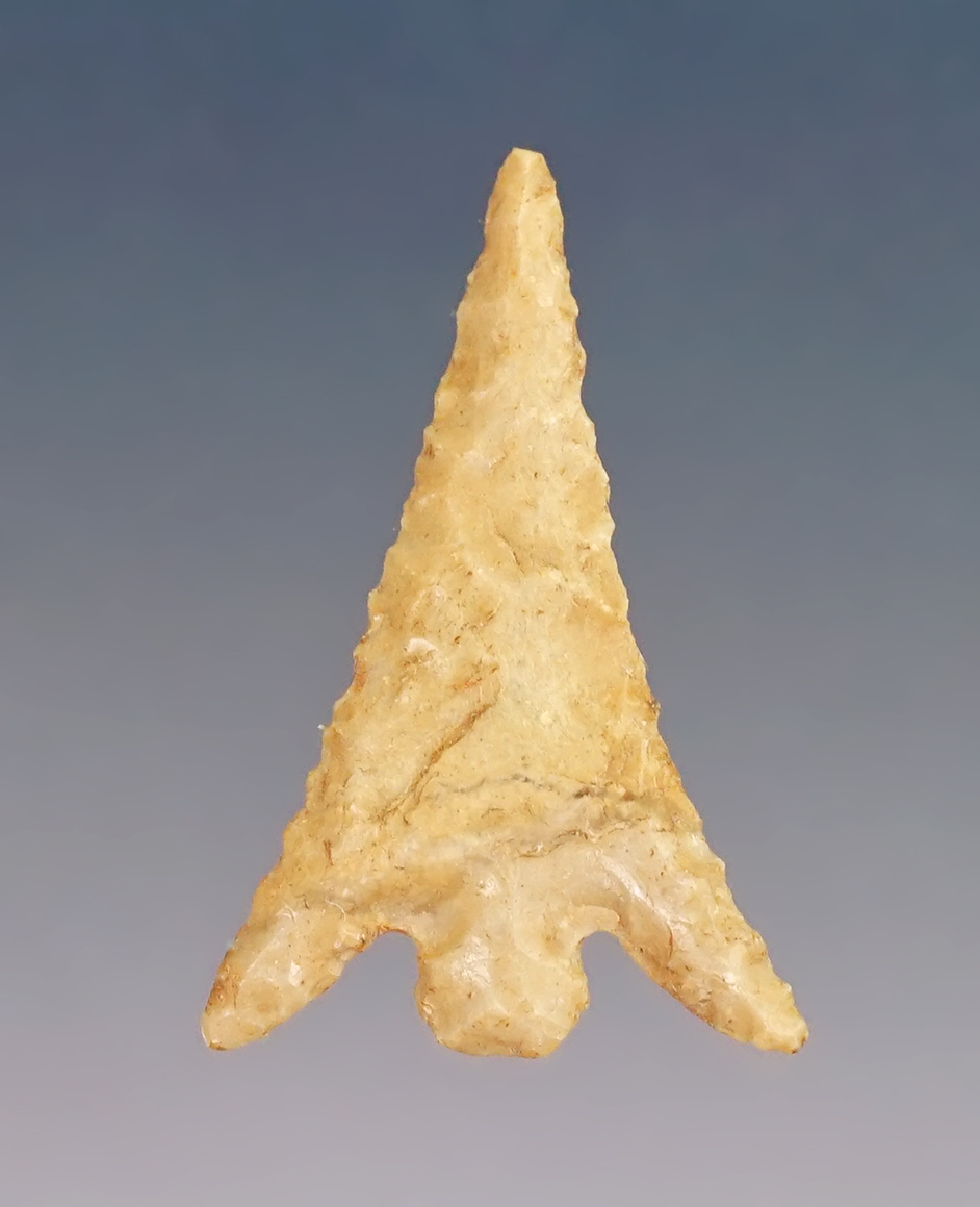 Fine 1 1/16" Columbia Plateau found near the Columbia River in Washington. Ex. Billy Bush.