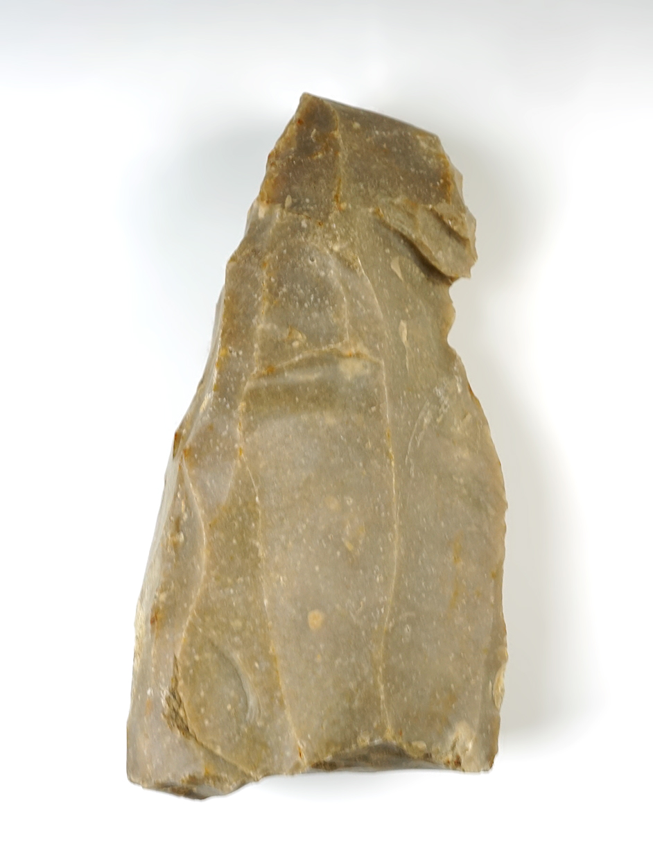 LARGE! 9 1/2" La Grande- Pressigny Flint core, from the neolithic period. Found in France.