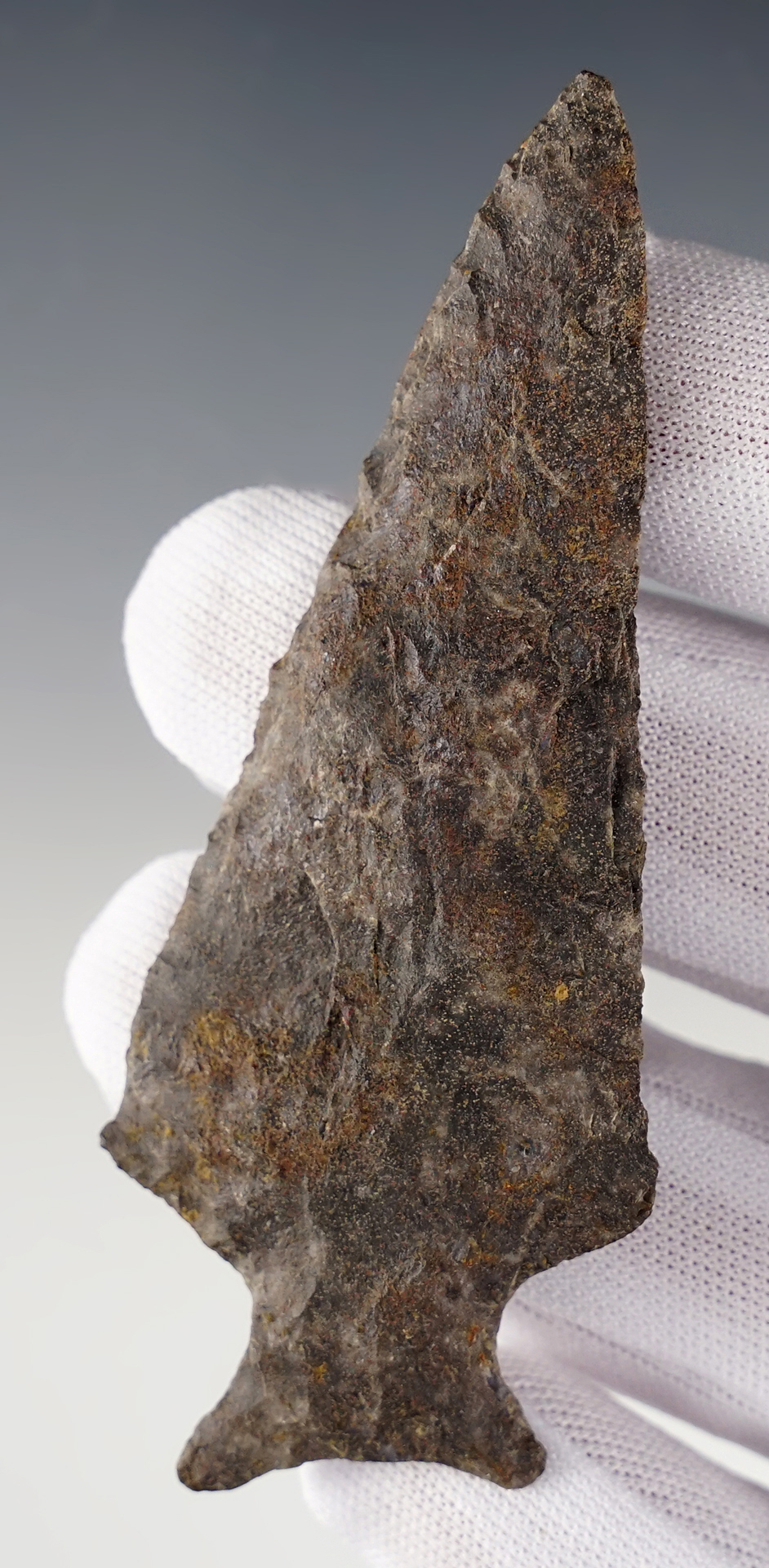 Classic 3 7/16" Ohio Ashtabula made from Nellie Chert. 