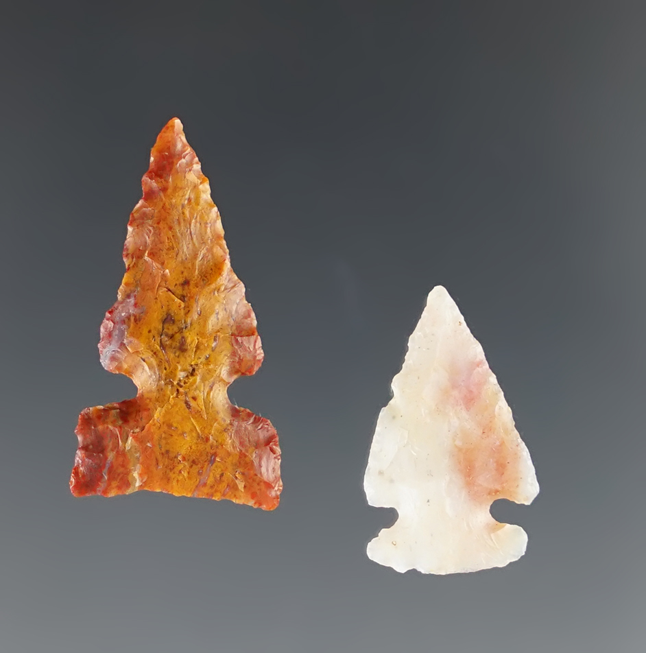 Pair of finely made Gempoints found near the Columbia River in the Washington/Oregon area. 