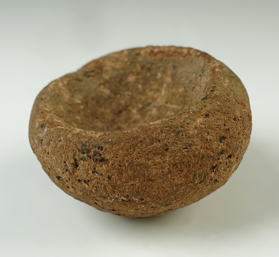 2 1/2" Miniature Stone medicine Cup, in nice condition found in Illinois.