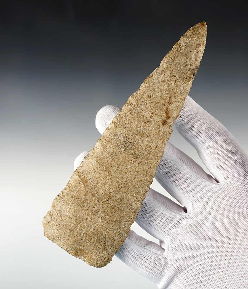 Outstanding 6 3/16" Cobbs Blade made from Harrodsburg Chert. Found in Indiana. 