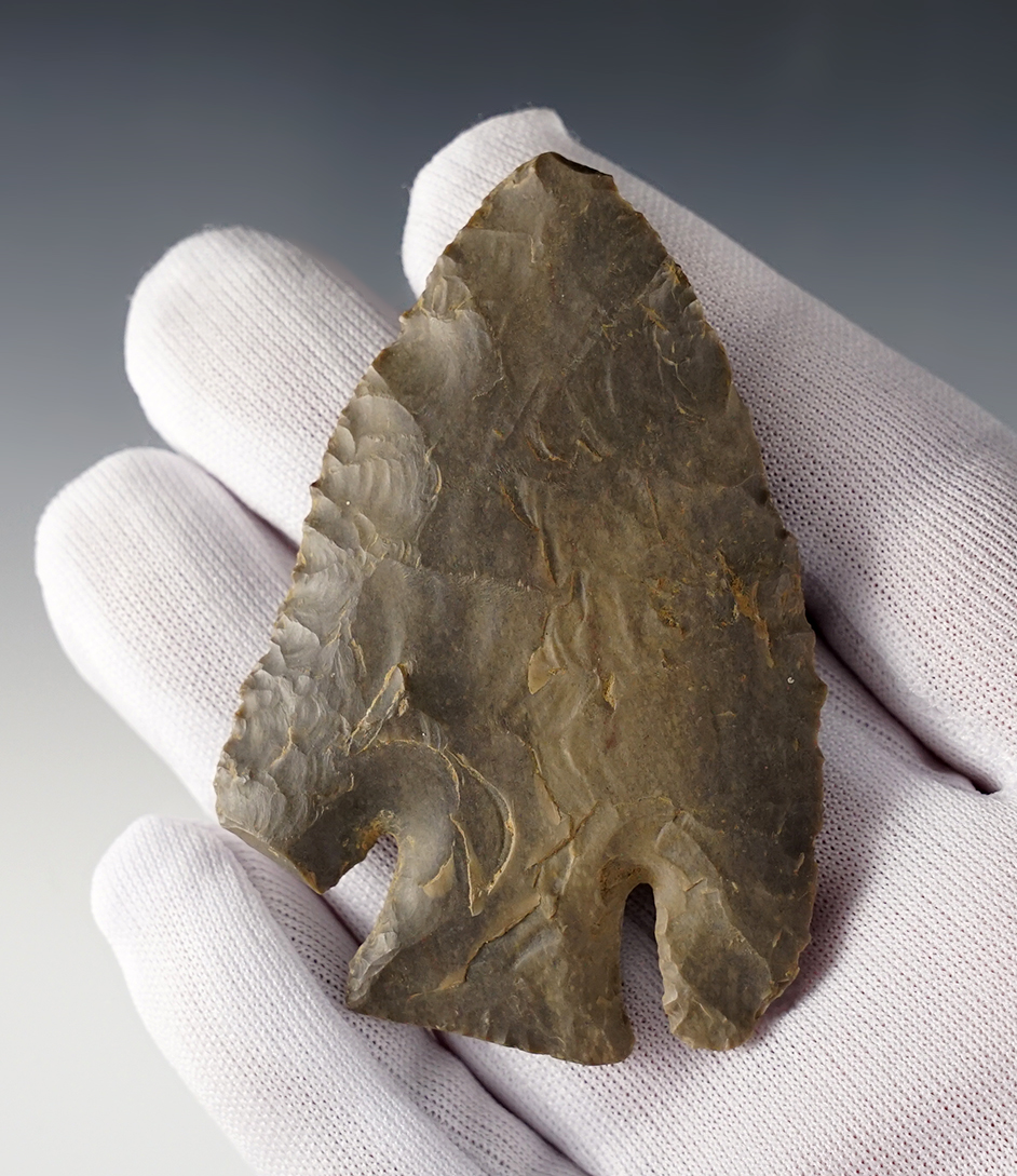 2 13/16" Kentucky Lost Lake with excellent basal grinding. 