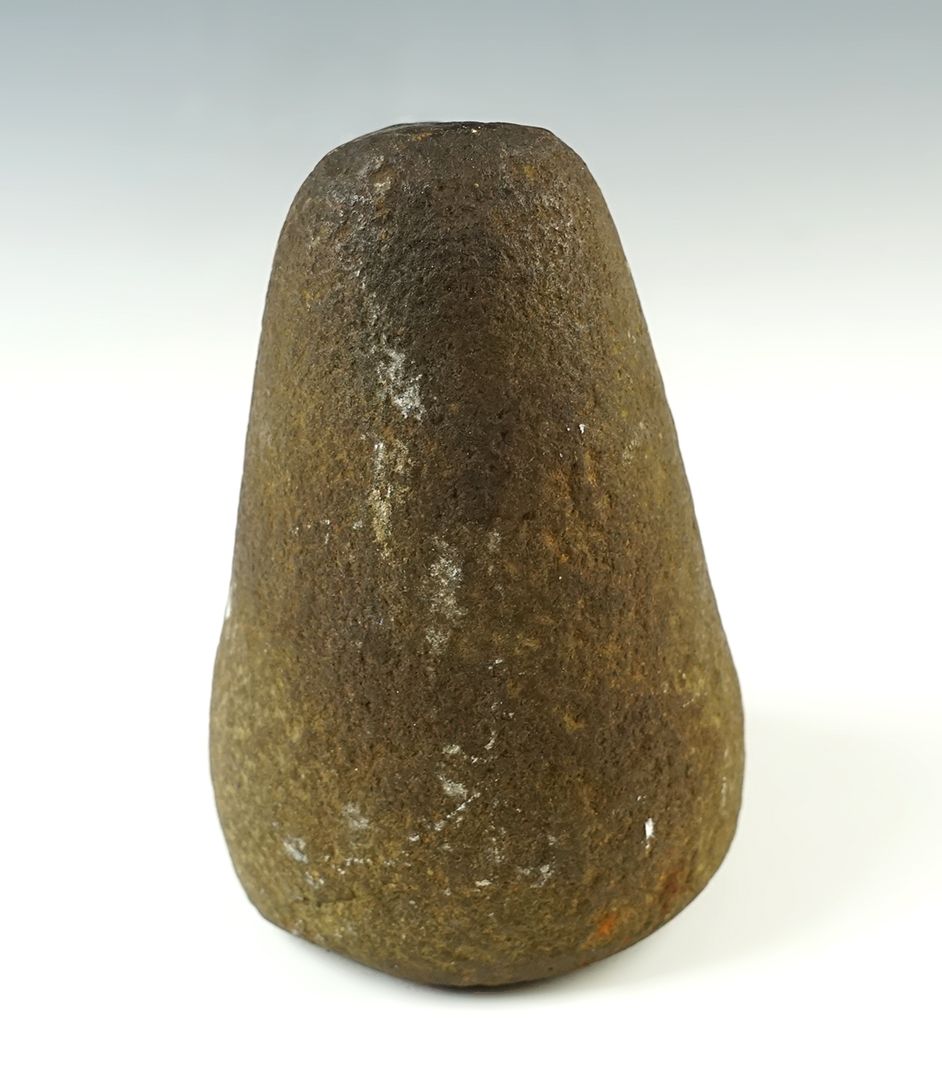 Well made 4 3/8" Hoof Pestle found in Mercer Co., Kentucky. Ex. Gary Noel.