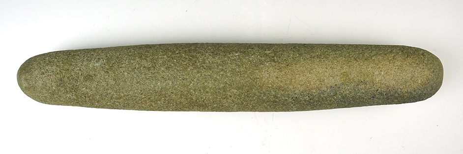 18" long Roller Pestle made from Granite. Licking Co., Ohio.