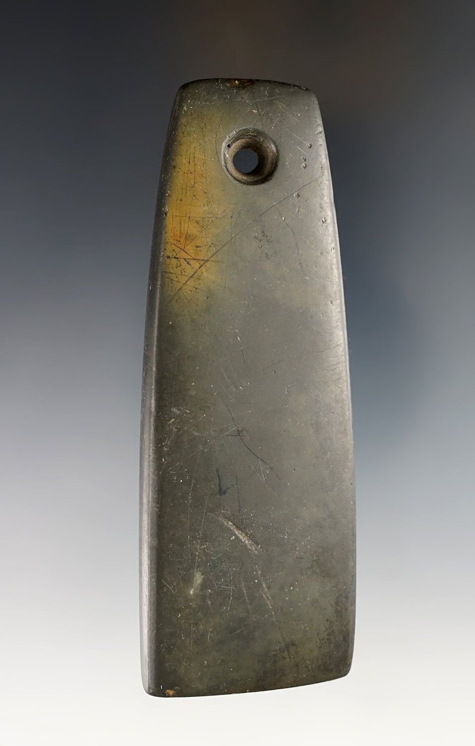 4 1/8" Trapezoidal Pendant - Morrow Co., Ohio.Ex.  Archie Diller, David Root (#2646S).
