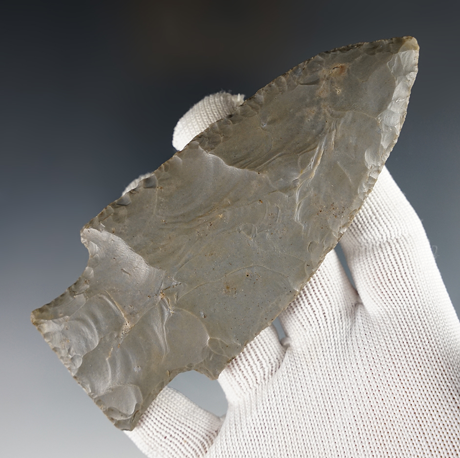 4 5/8" First stage Hornstone Hopewell -Ohio near Ft. Ancient. Pictured!