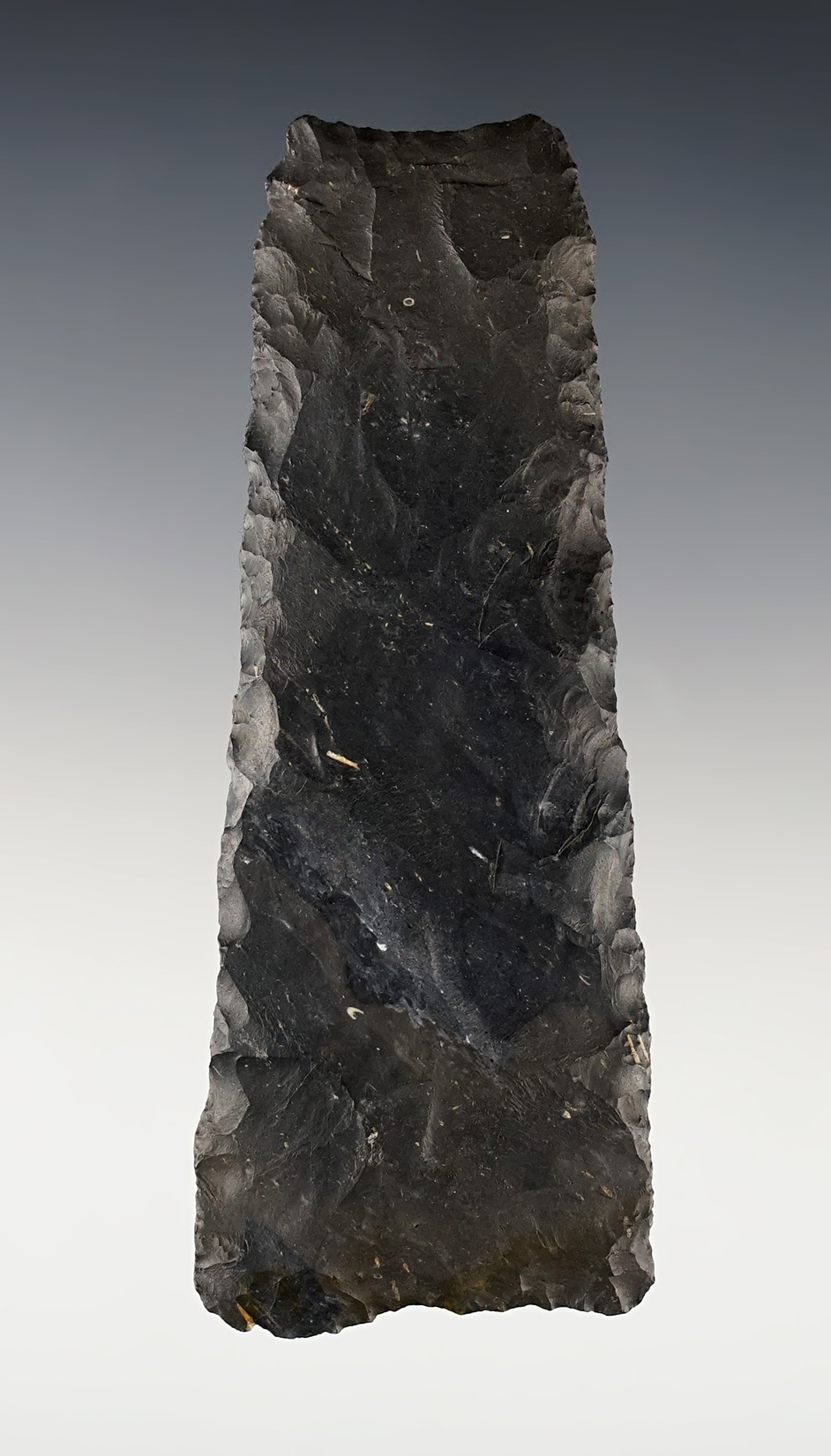 3 15/16" classic style Paleo Square Knife - Coshocton Flint. Found near Warsaw, Ohio.