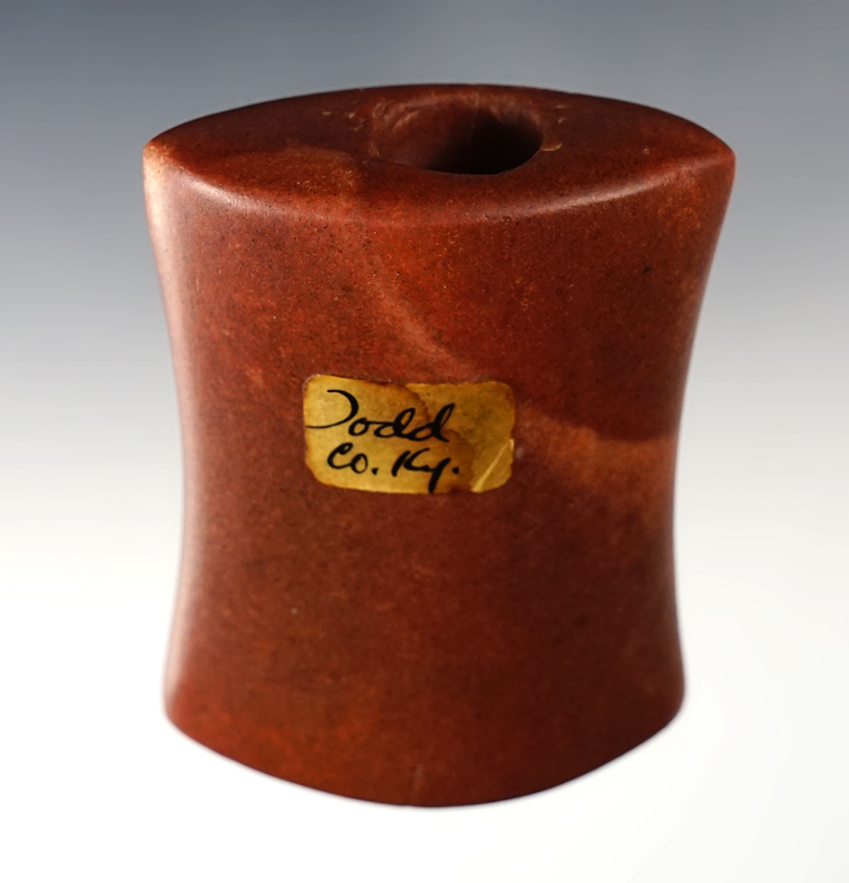 2 15/16" Hourglass Bannerstone - Quartz. Found in Todd Co., Kentucky. COA. 