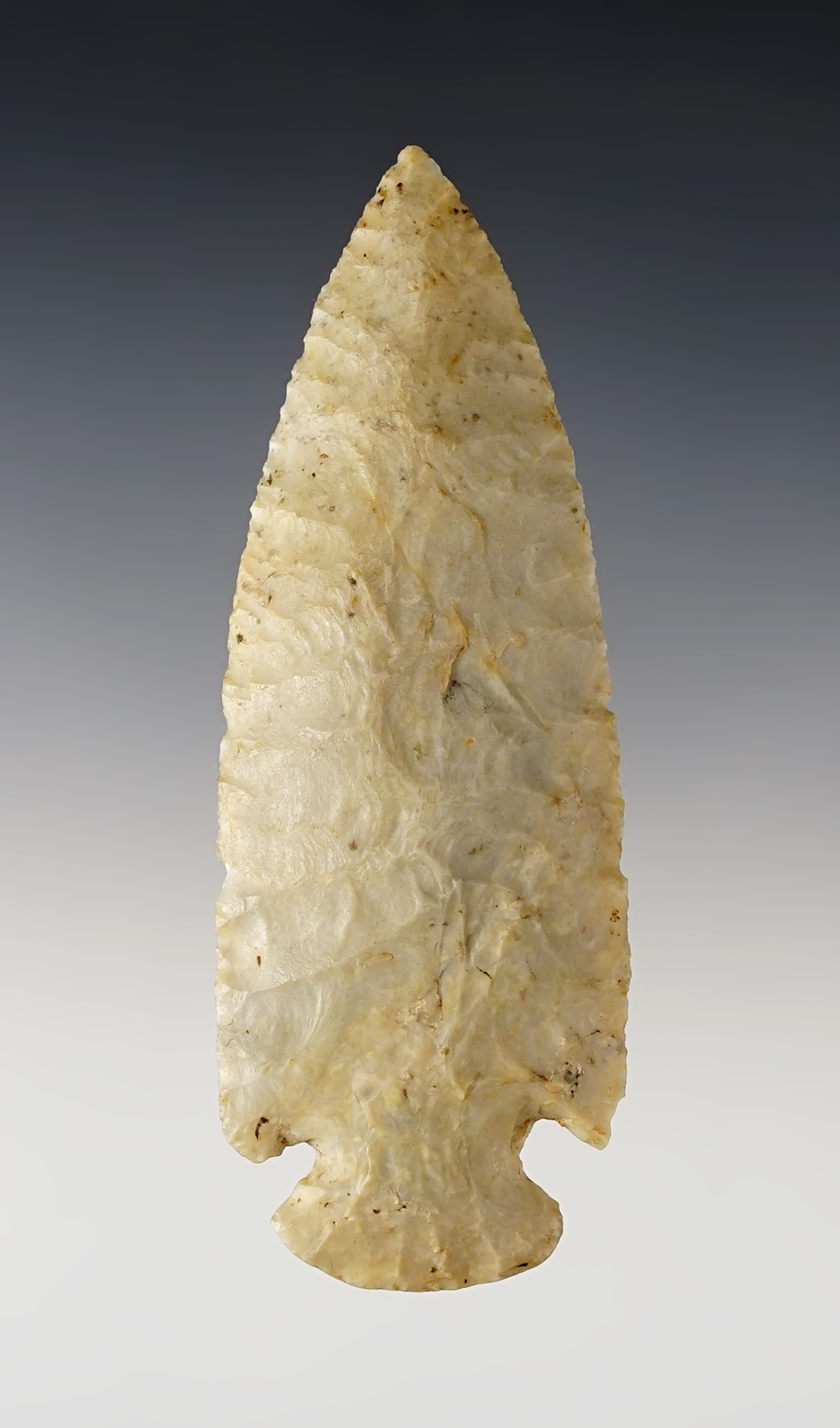 4" Adena Nice mineral deposits on surface. Found in Illinois. 