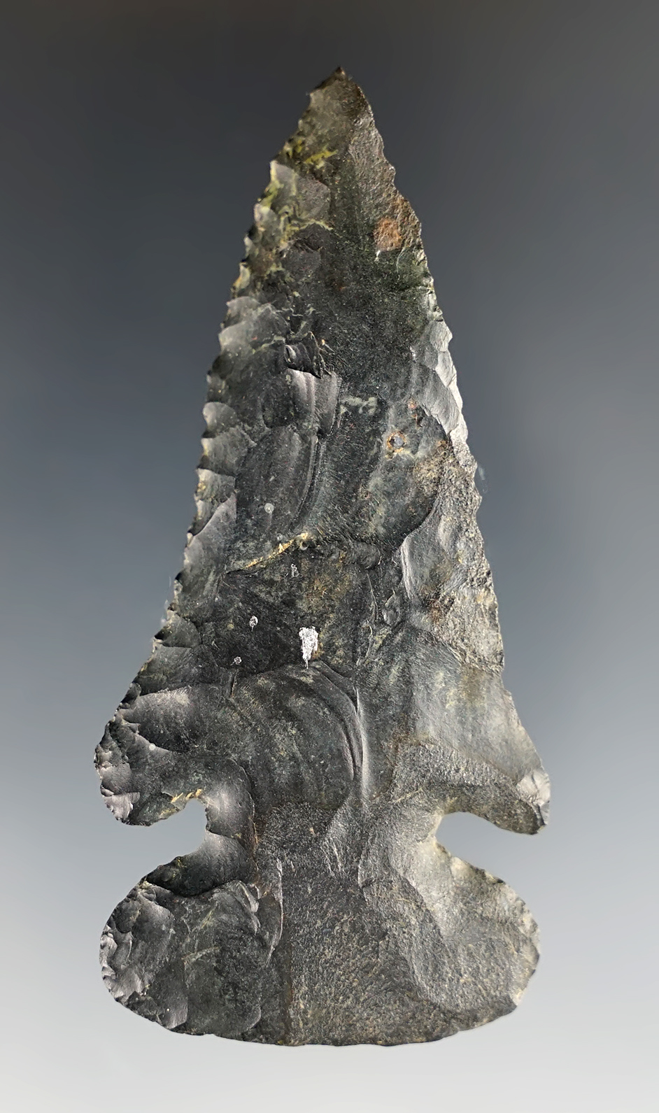 2 5/16" nicely styled Thebes Bevel - Richland Co., Ohio. Ex. Larry Morris collection. 