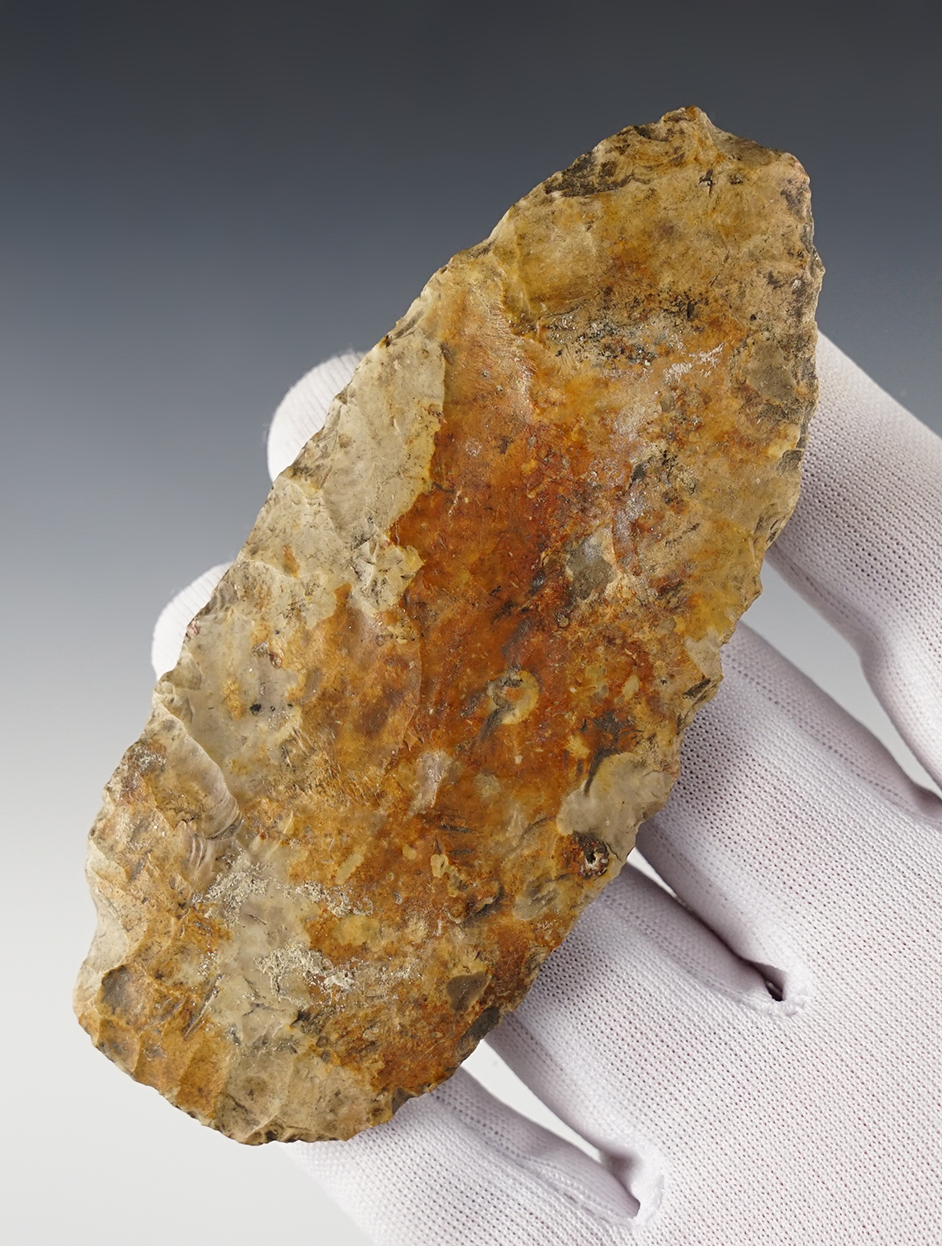 4 3/8" nicely colored and well patinated Blade found on the Ohio & Michigan line.