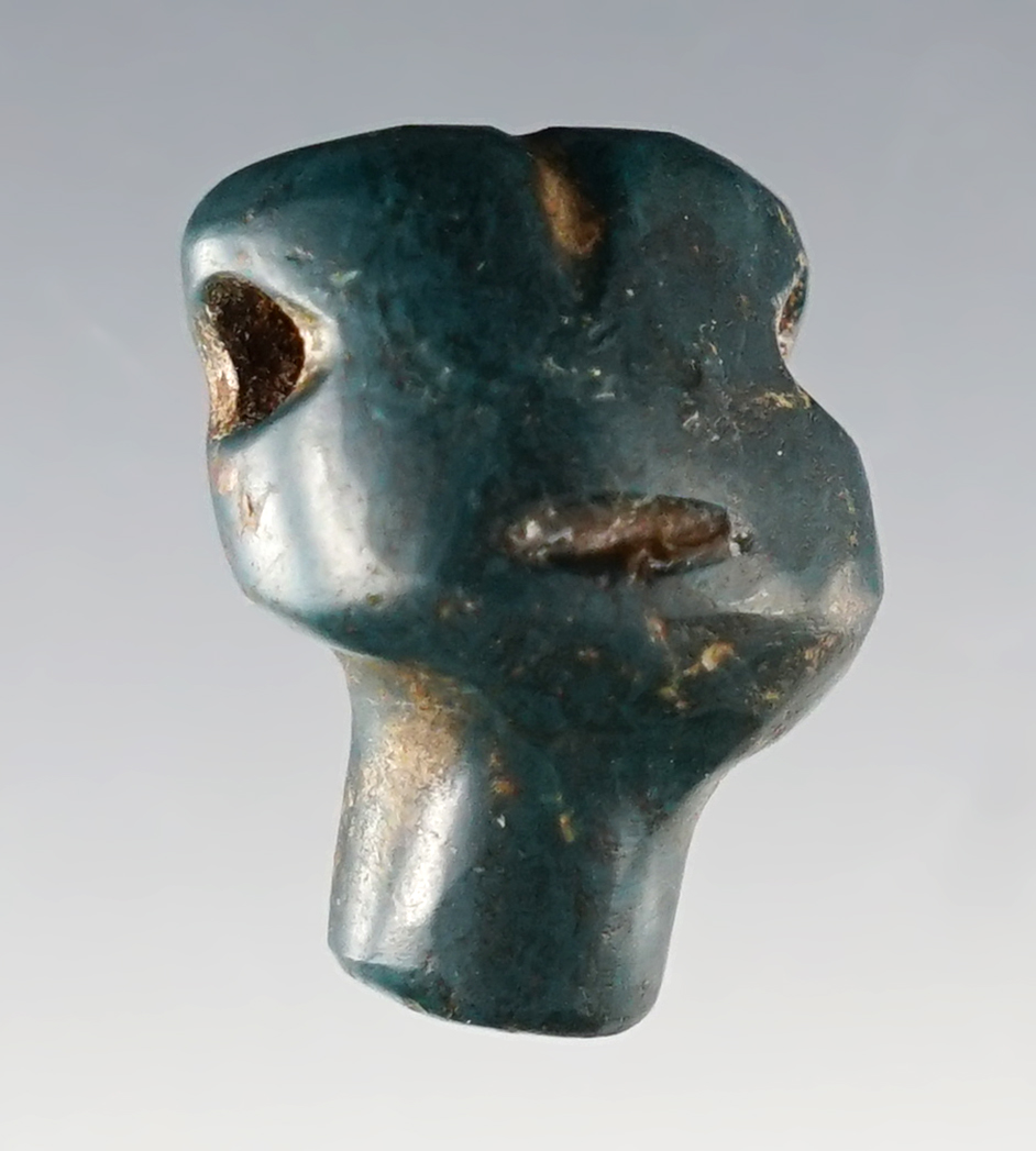3/4" unusual Figural Bead or Pendant, Costa Rica, 300-700 CE. 