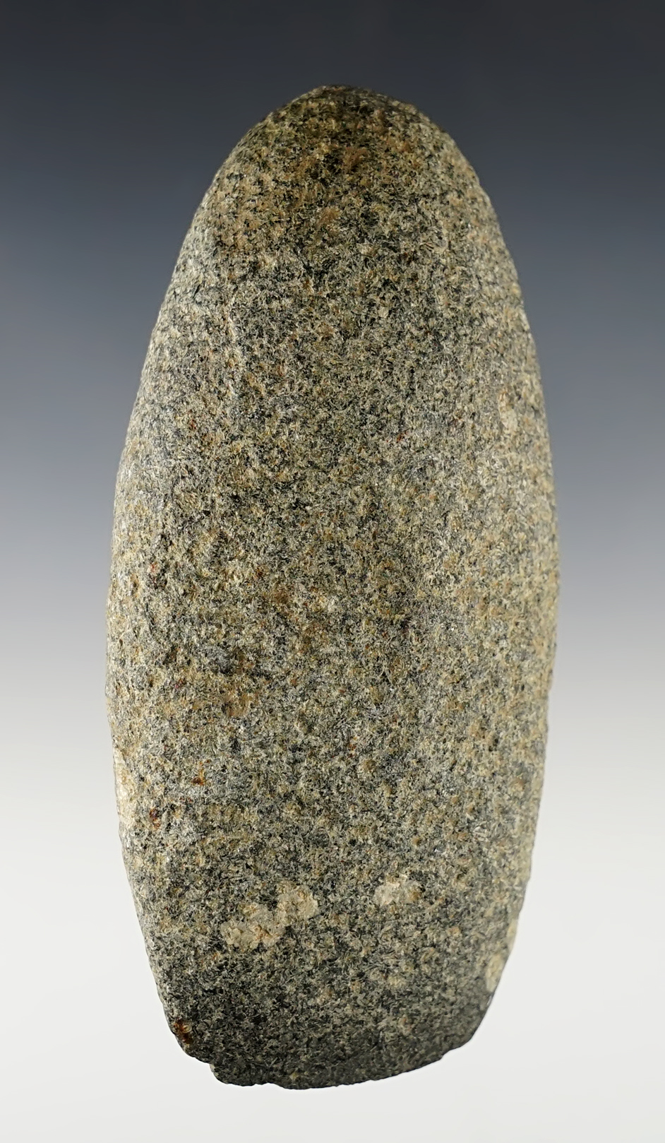 4 3/8" Ohio Celt made from Hardstone with heavy polish to the bit area.