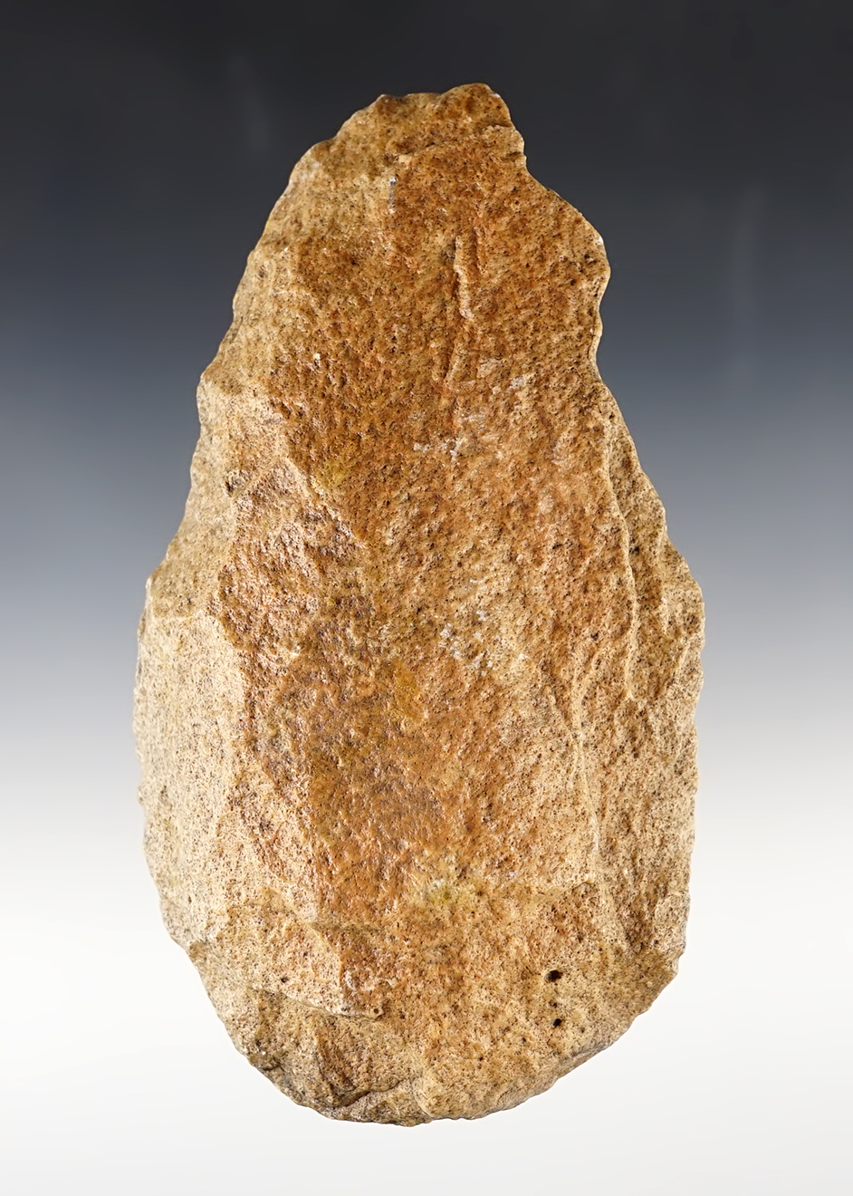  5 1/2" long Large Acheulean hand axe from North Africa. Over 200,000 years old.