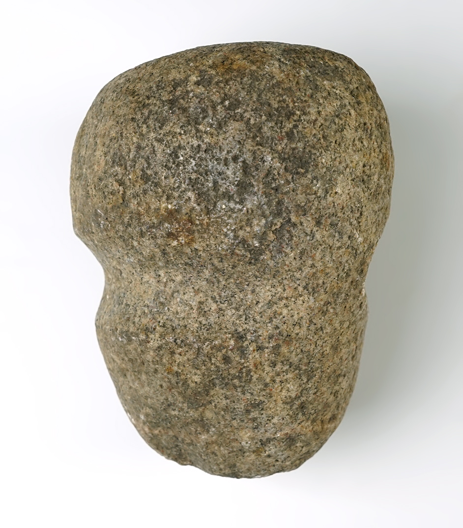 Nicely defined 5 1/2" Maul made from heavily patinated Quartz. Found in the Midwestern U.S.