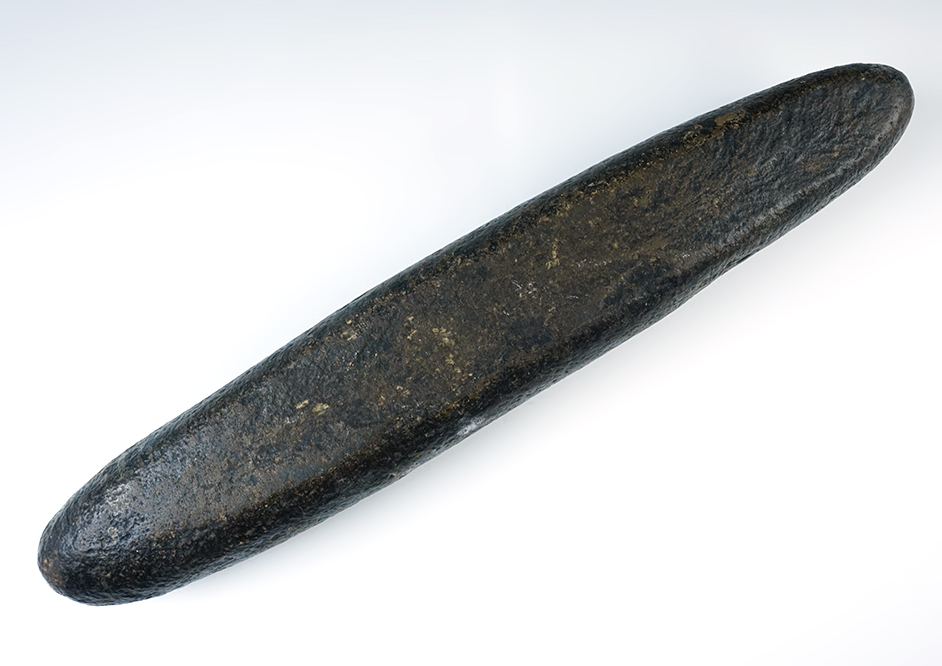 16 1/4" Pounder/Pestle that is very heavily patinated. Found in Ohio. Ex. Green collection.  