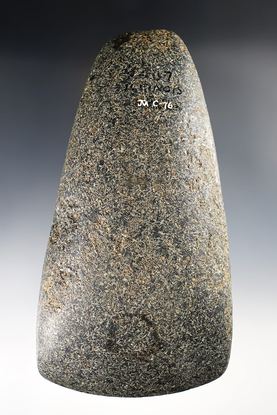 Excellent quality and craftsmanship on this well made 6" Hardstone Celt found in Pike Co., Illinois. 