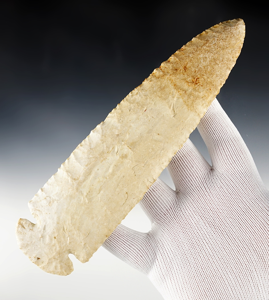 Simply massive! Rare 8 3/16" Dovetail -Pike Co., Illinois. Perfect! Pictured. COA's. 