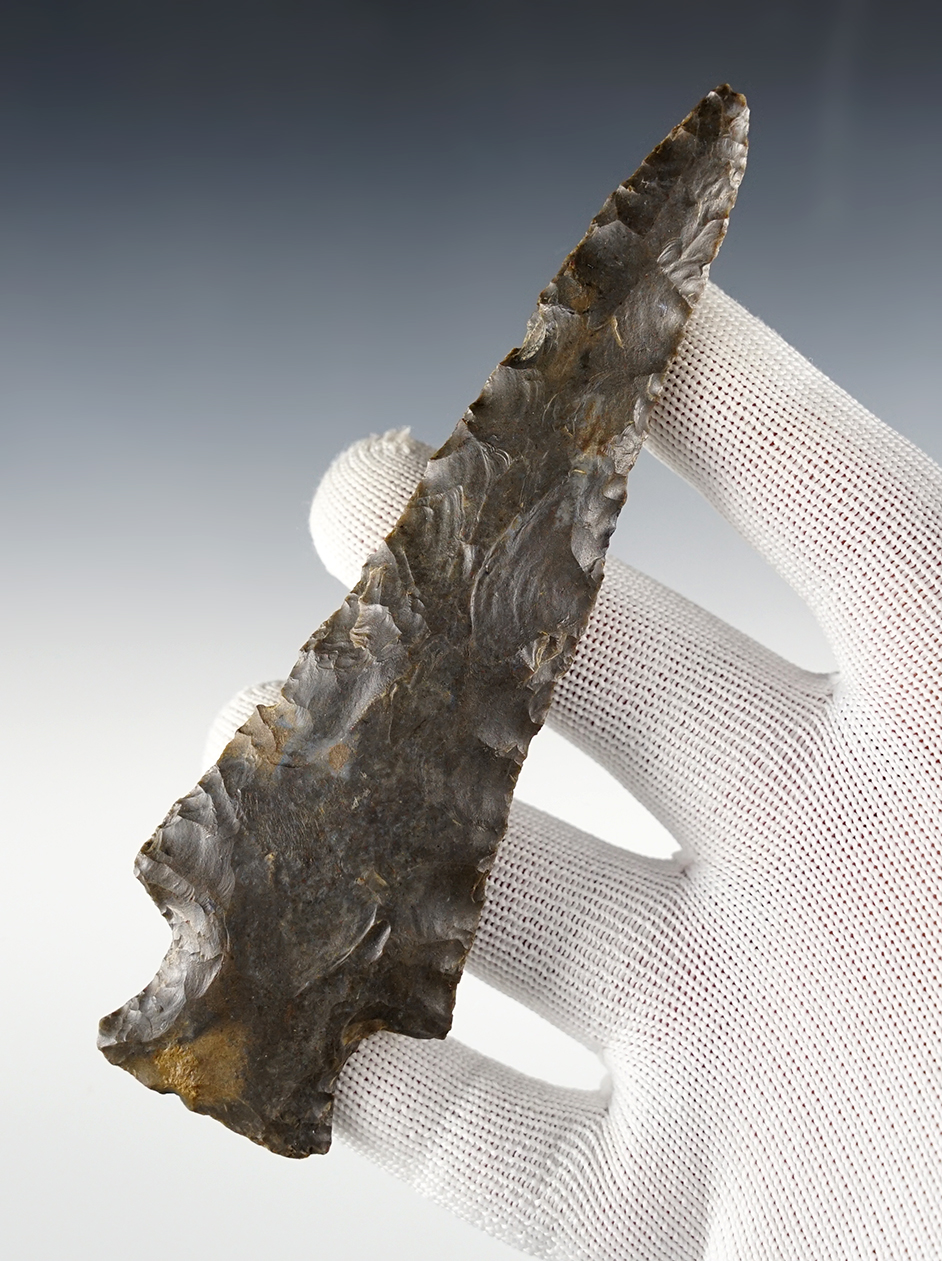 Large 5 3/8" Ohio Hopewell in excellent condition. Nicely made and well patinated. 