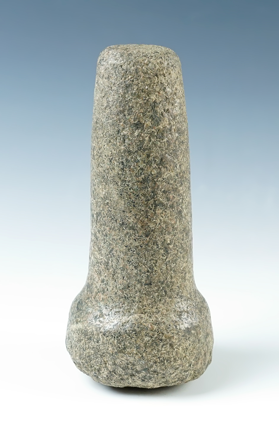5 7/8" Ohio Bell Pestle with heavy polish to most of the surface. Ex. Bauer collection.