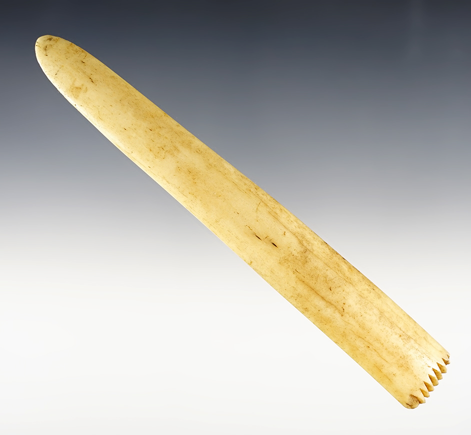6" Pottery Tool made from well polished Bone.