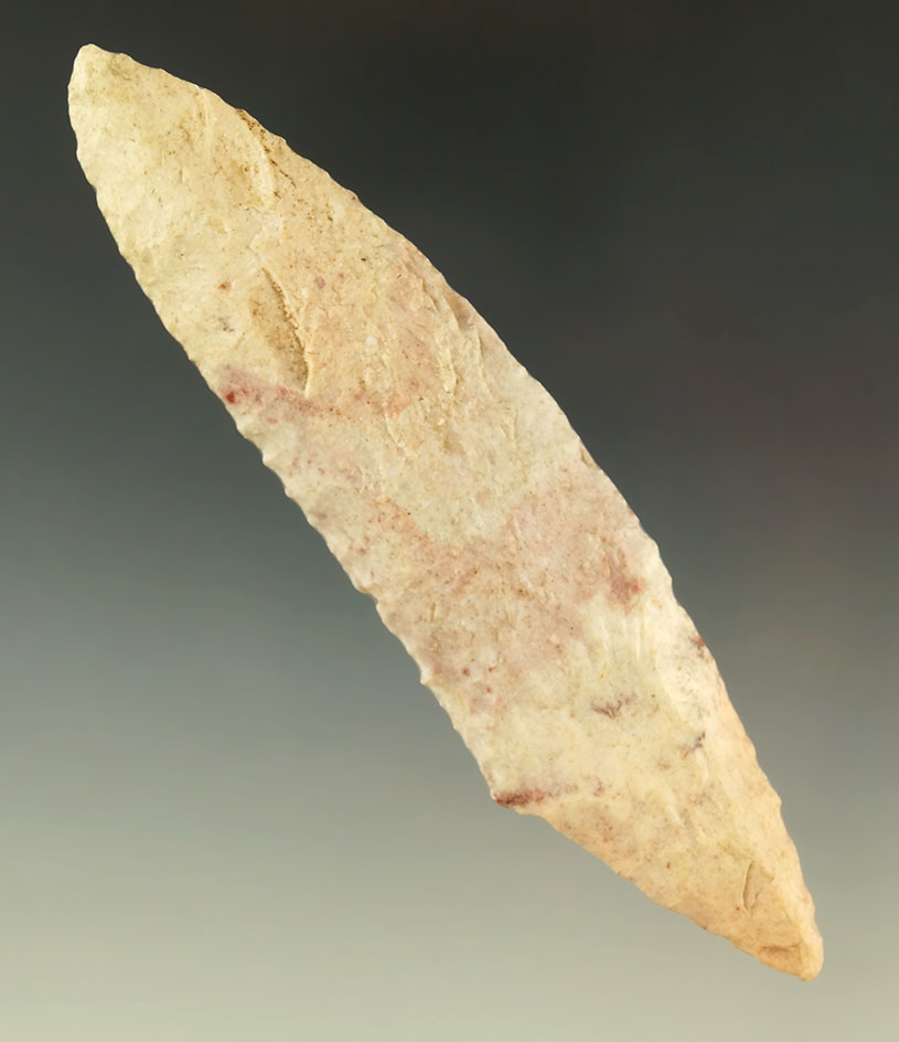 4 5/8" Harahey Knife found in the Missouri area. Ex. Charles Shewey collection.